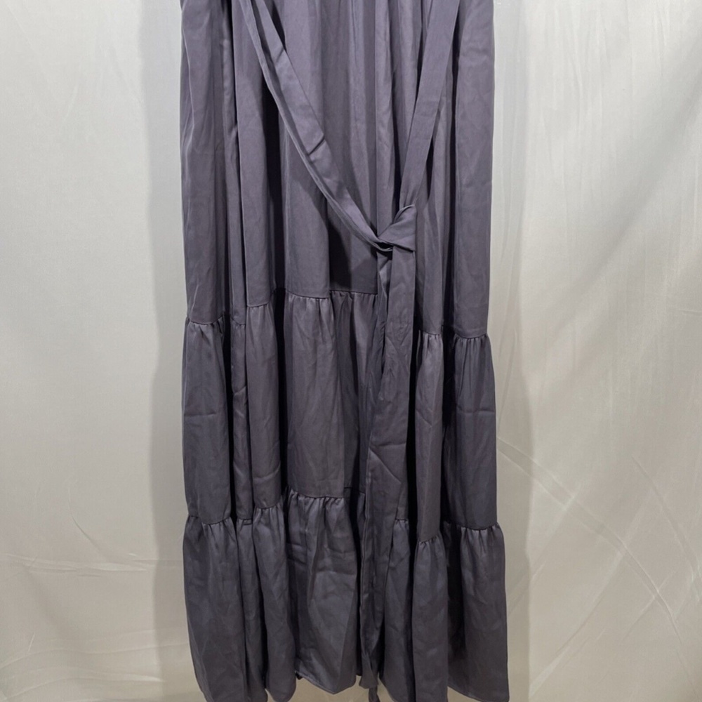 NWT $129 CITY CHIC‎ [ 18W M/18 ] Iconic Tiered Maxi Dress in Dusty lilac #S378 - Picture 9 of 12